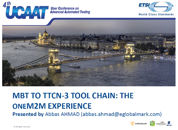 MBT to TTCN-3 tool chain: The oneM2M experience